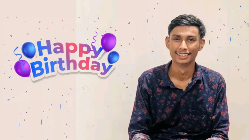 🎉 শুভ জন্মদিন, তাহসিন আহমেদ! 🎂